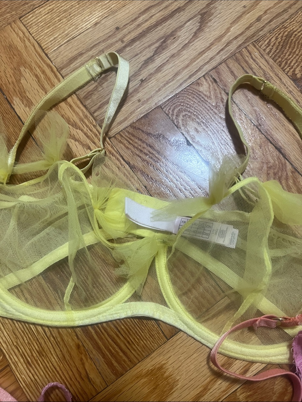 Agent Provocateur Multi-Color Sheer Mesh Balconette Bras / Set of 5 - Picture 3 of 8